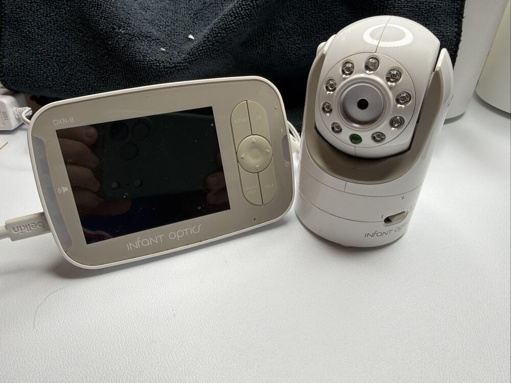 Infant Optics DXR-8 Video Baby Monitor And Camera AC Adapters Tested Working